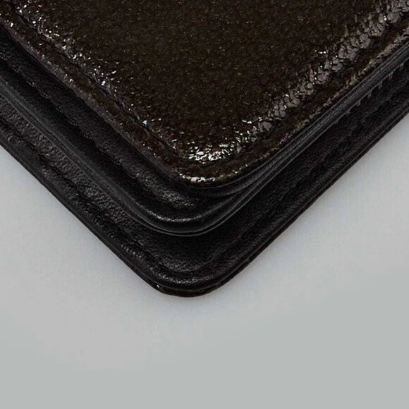 Chanel Black Patent Leather CC Compact Wallet - Picture 3 of 10